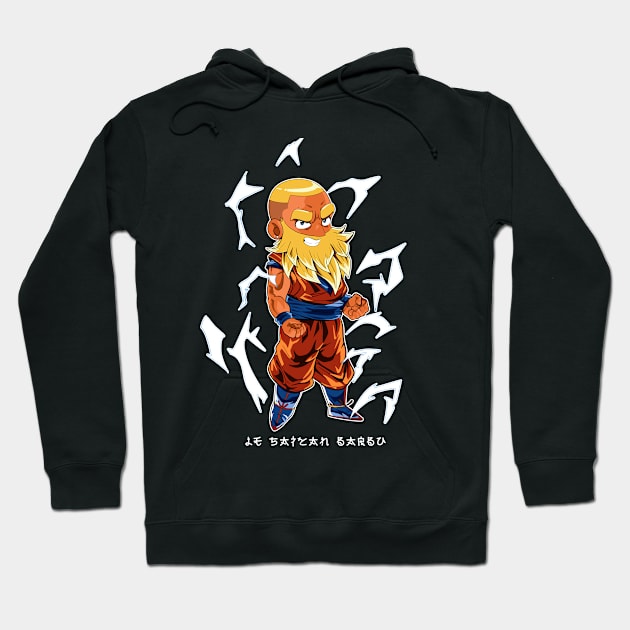 The bearded saiyan - DIMIDOU Hoodie by Dimidou